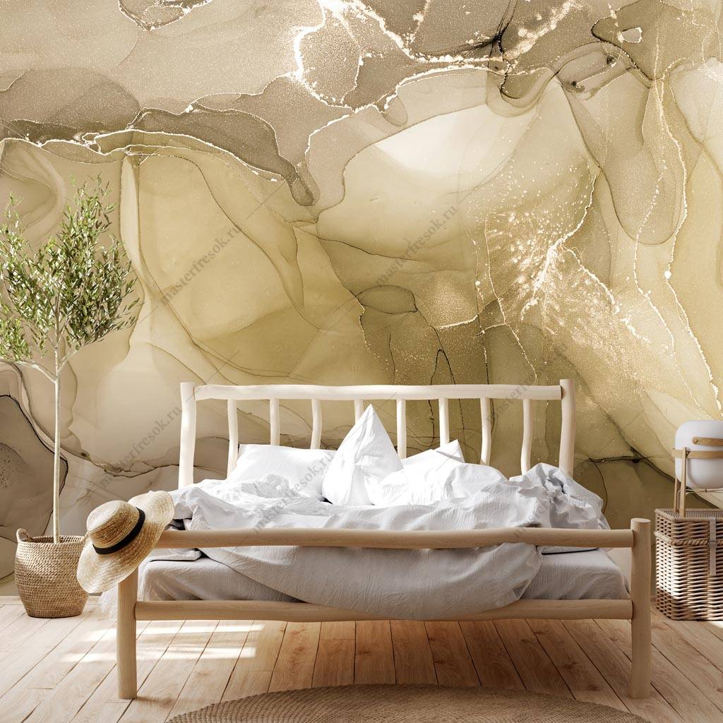 Фотообои Золотая абстракция фон  9-1332