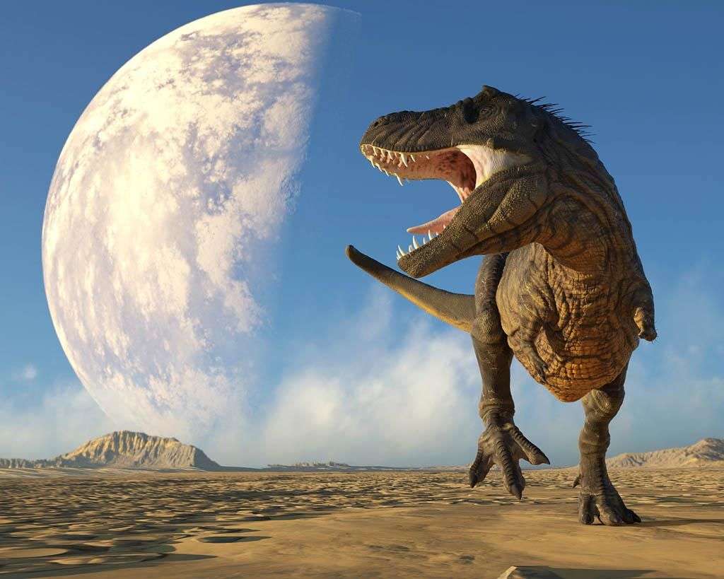 Фотообои в интерьере тираннозавр  12-1121 фото