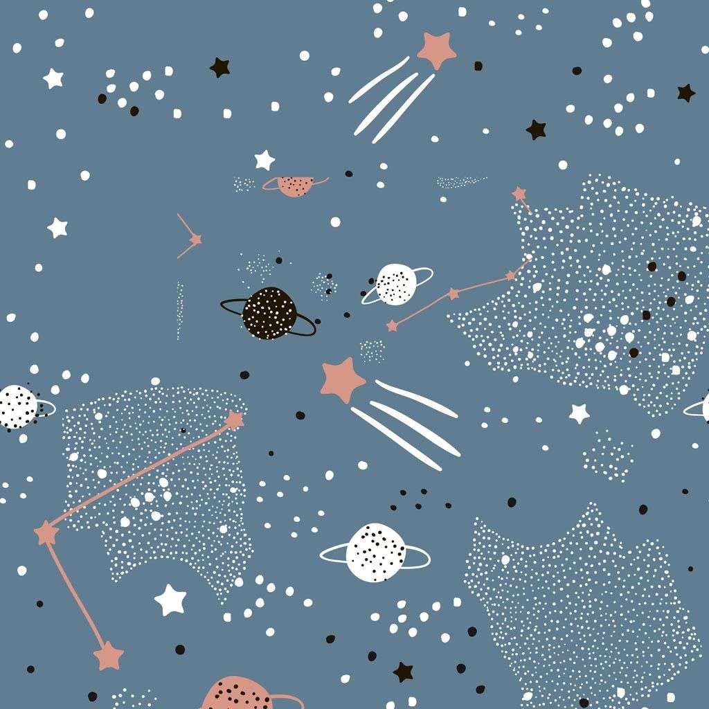 Фотообои в интерьере космос серый  12-718 фото