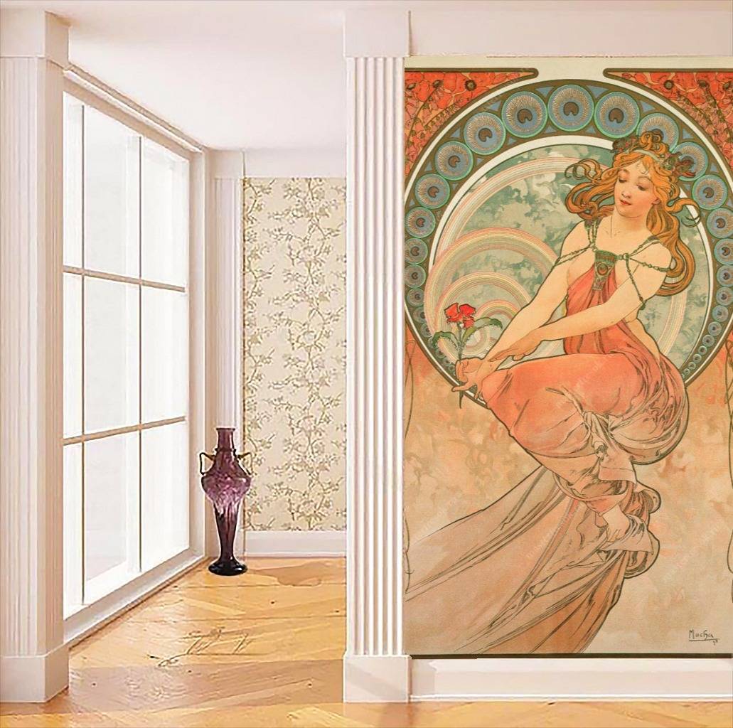 Фотообои Альфонс Мариа Муха – Мечтательность  8-178