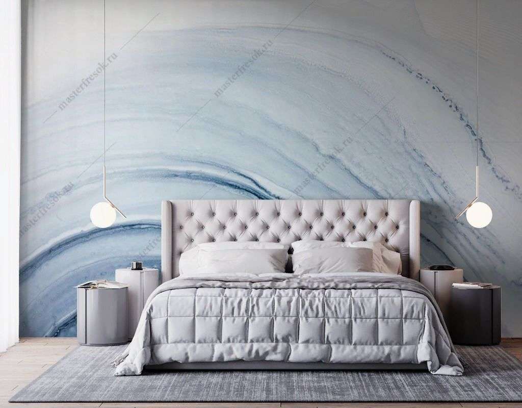 Фотообои в интерьере эффект волны  9-1659 фото