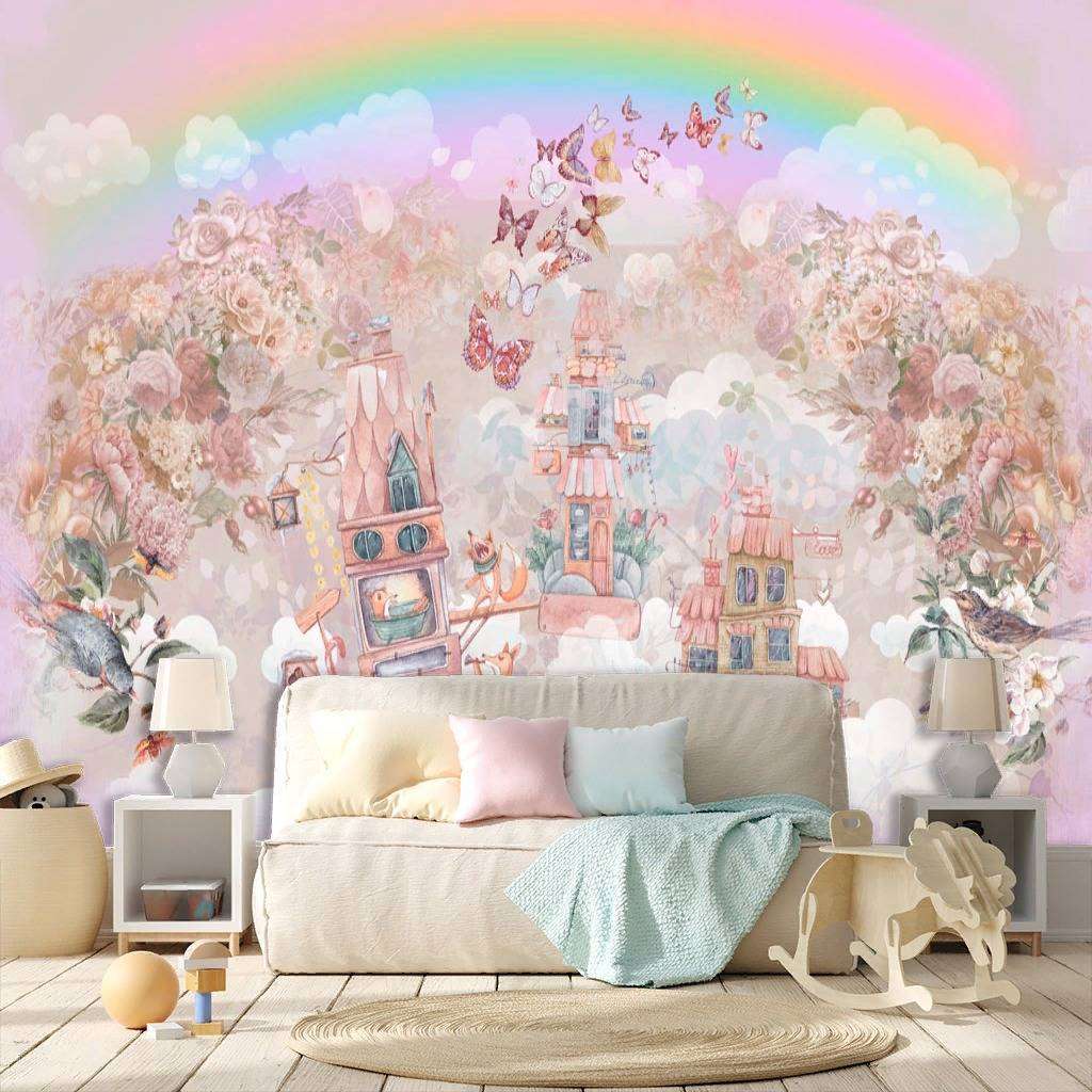 Фотообои в интерьере дэниела мерриам - мир замков  13-065 фото