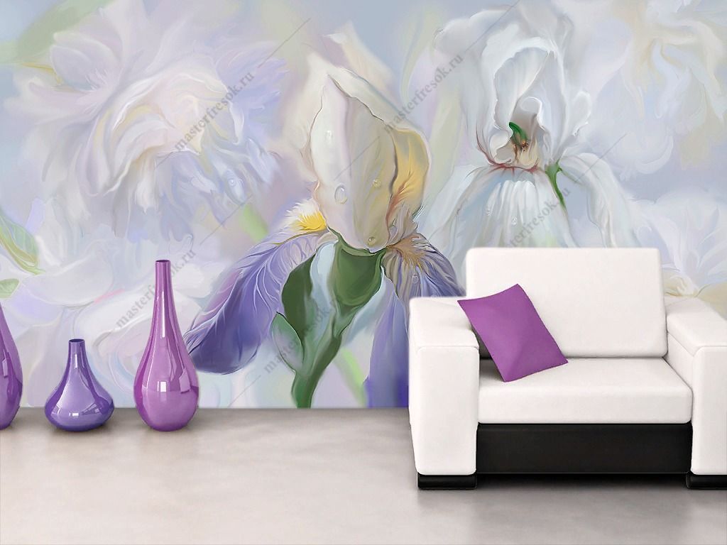 Фотообои Нежные ирисы  13-394