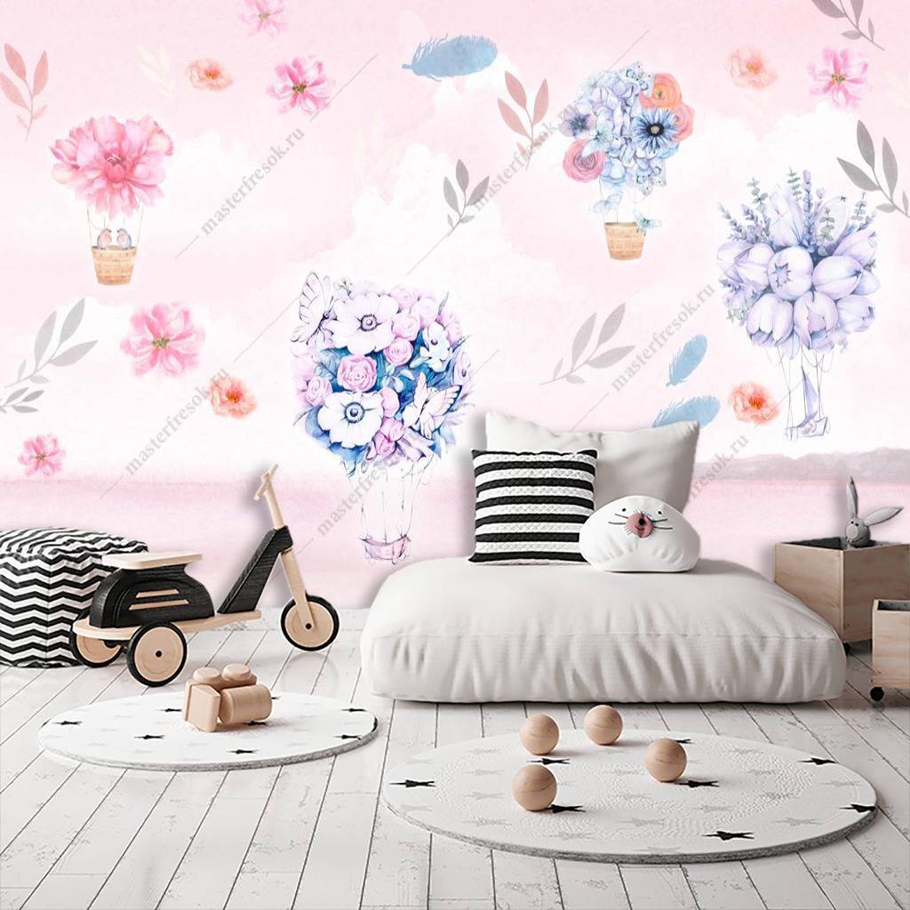 Фотообои Воздушные цветы  13-216