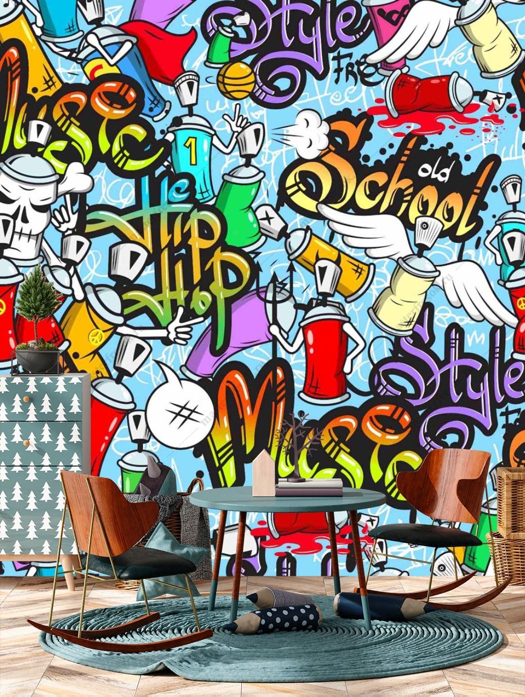 Фотообои Уличное граффити  12-1286