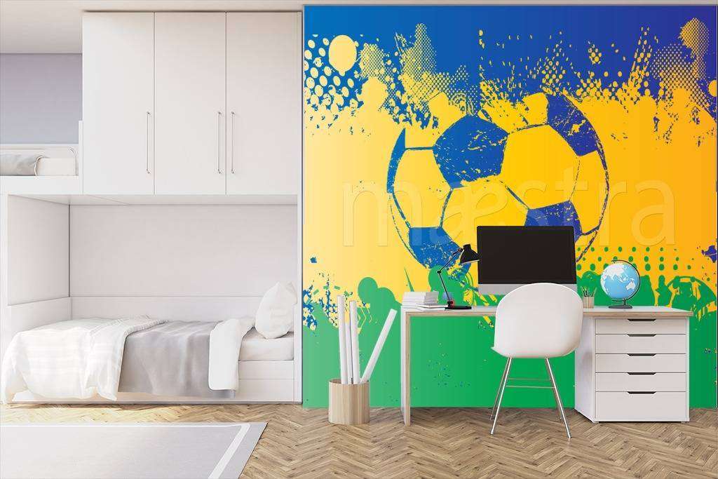 Фотообои в интерьере картинка мяча  12-542 фото