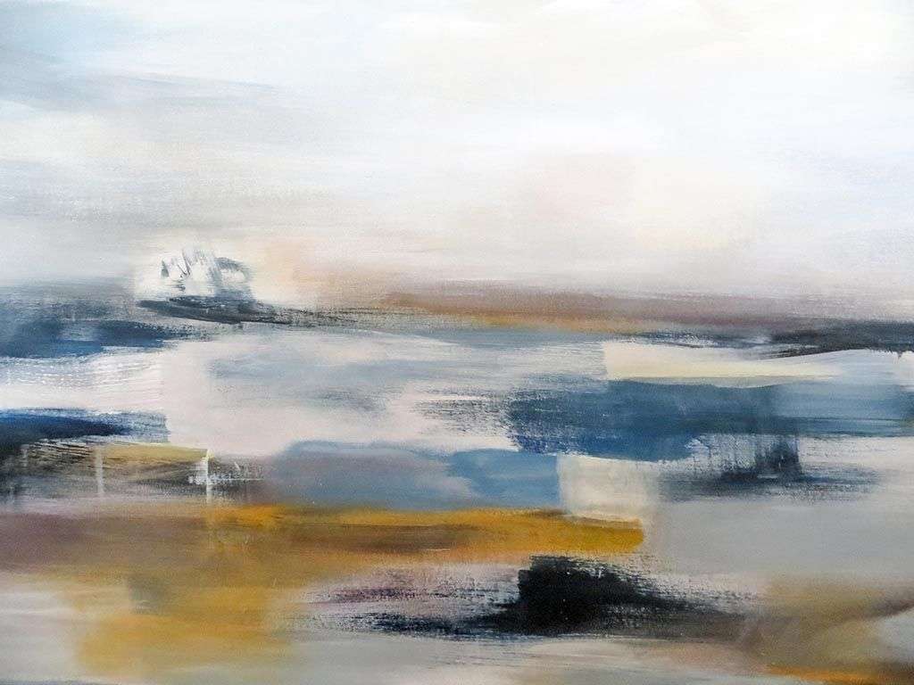 Фотообои в интерьере абстракция волны  9-1229 фото