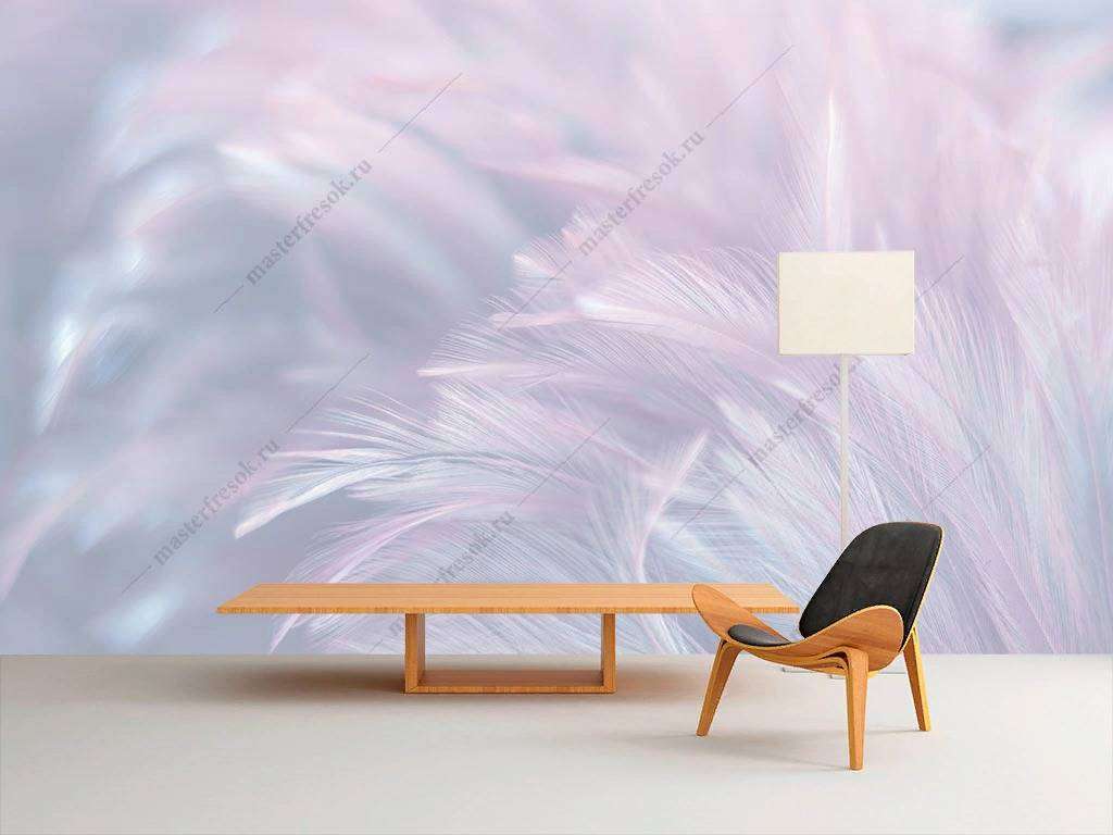 Фотообои в интерьере розовато лиловый  9-1221 фото