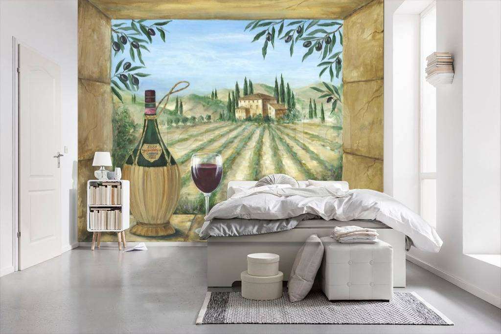 Фотообои Окно с видом на горы  8-148