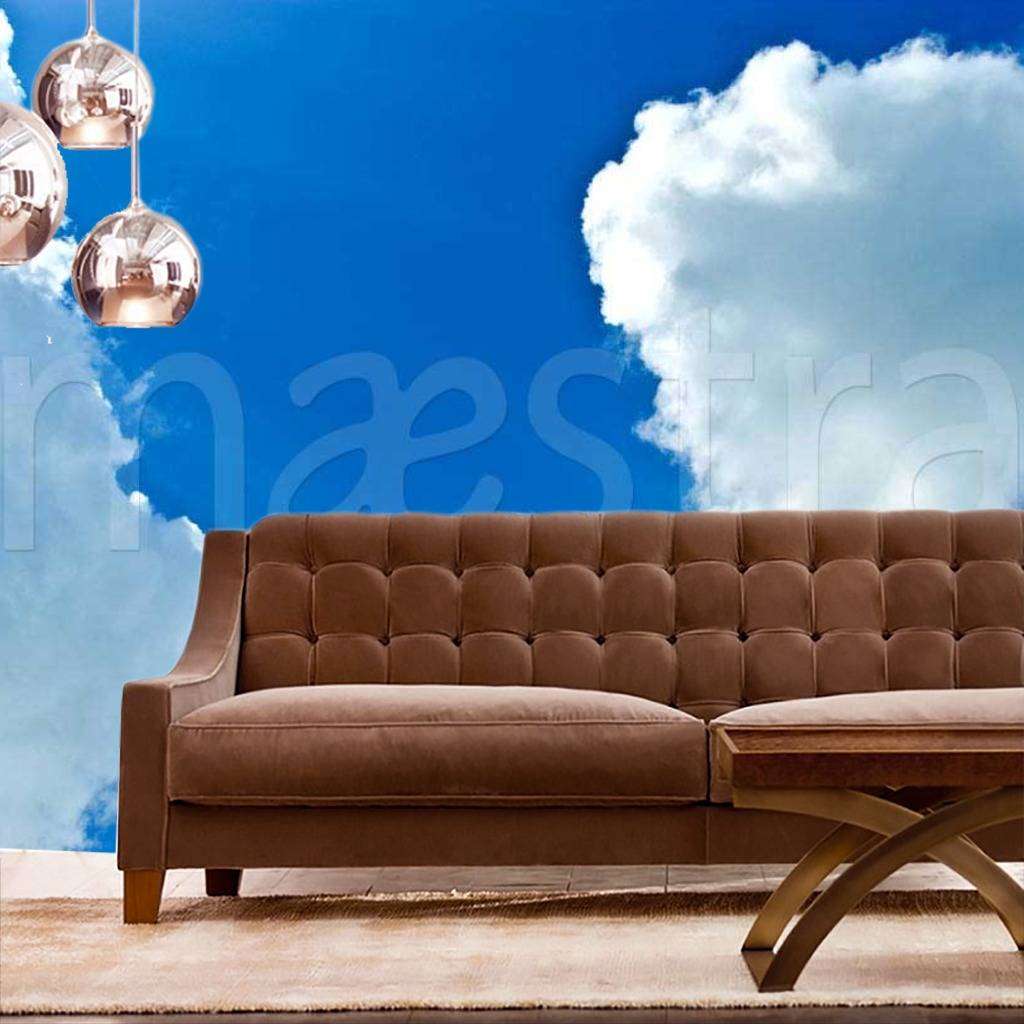 Фотообои Плотные тучи на синем небе  9-349