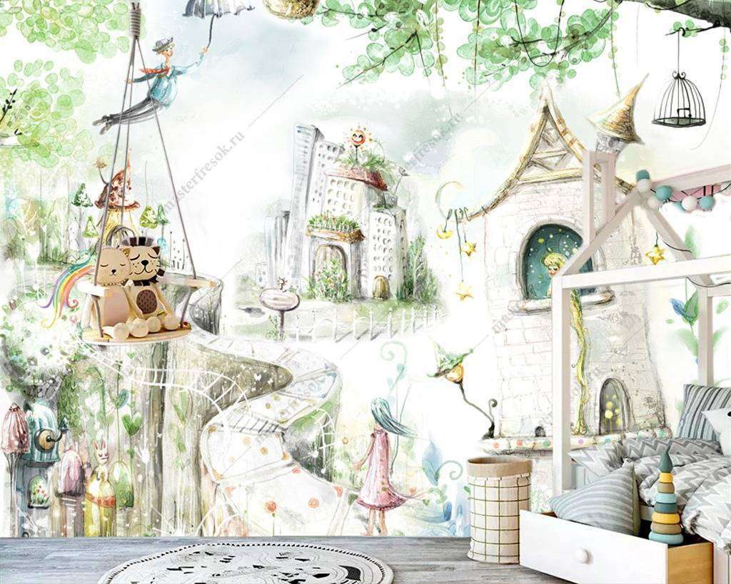 Фотообои в интерьере сказочный мир  12-925 фото