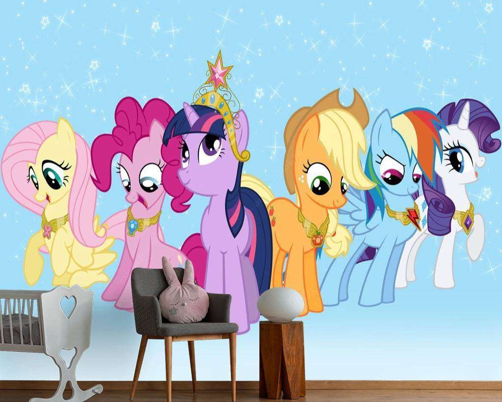 Фотообои в интерьере все литтл пони  12-613 фото