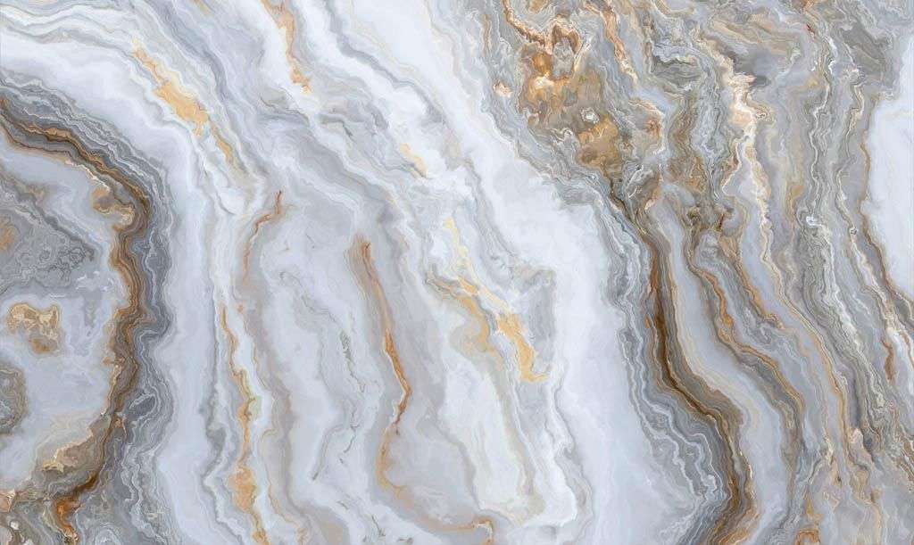 Фотообои в интерьере мрамор оникс грей  9-1081 фото