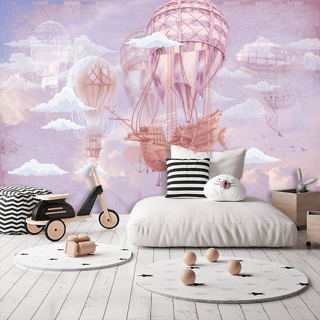 Фотообои Корабль в небе  13-172