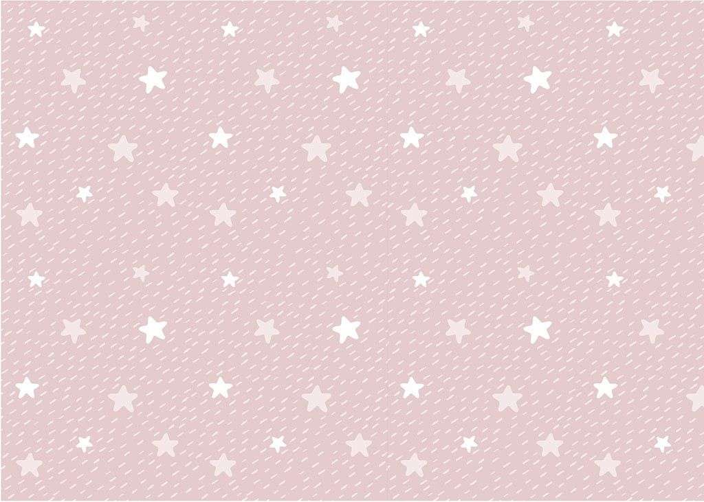 Фотообои в интерьере звезды на розовом  12-765 фото
