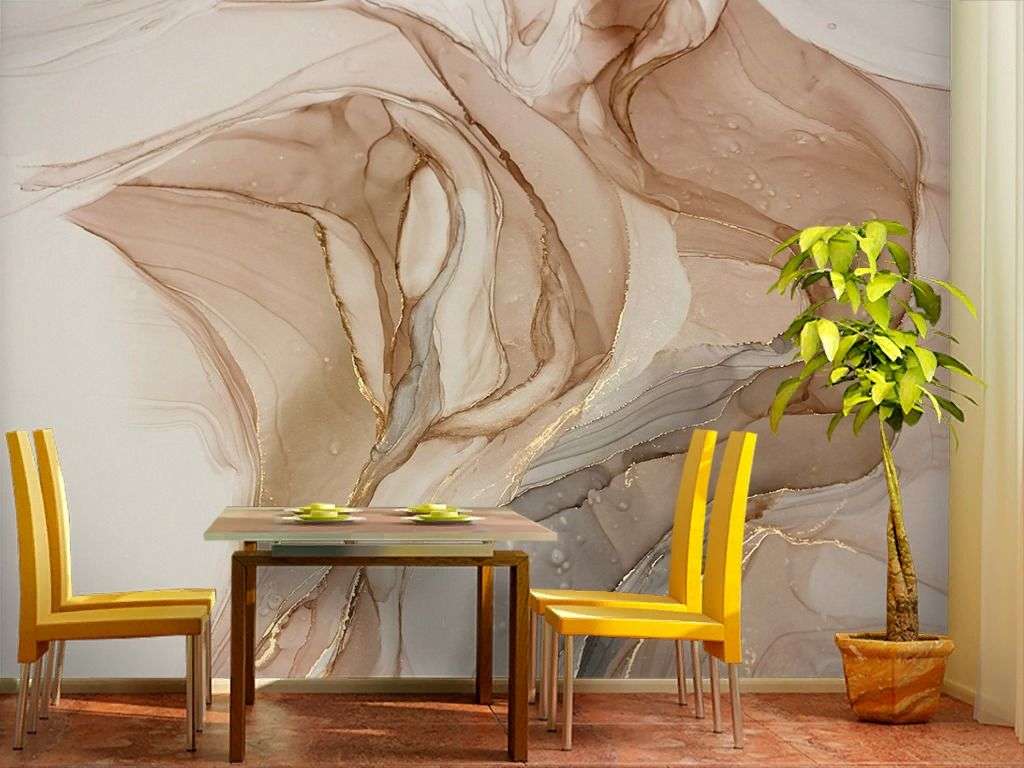 Фотообои в интерьере fluid art 14  9-1954 фото