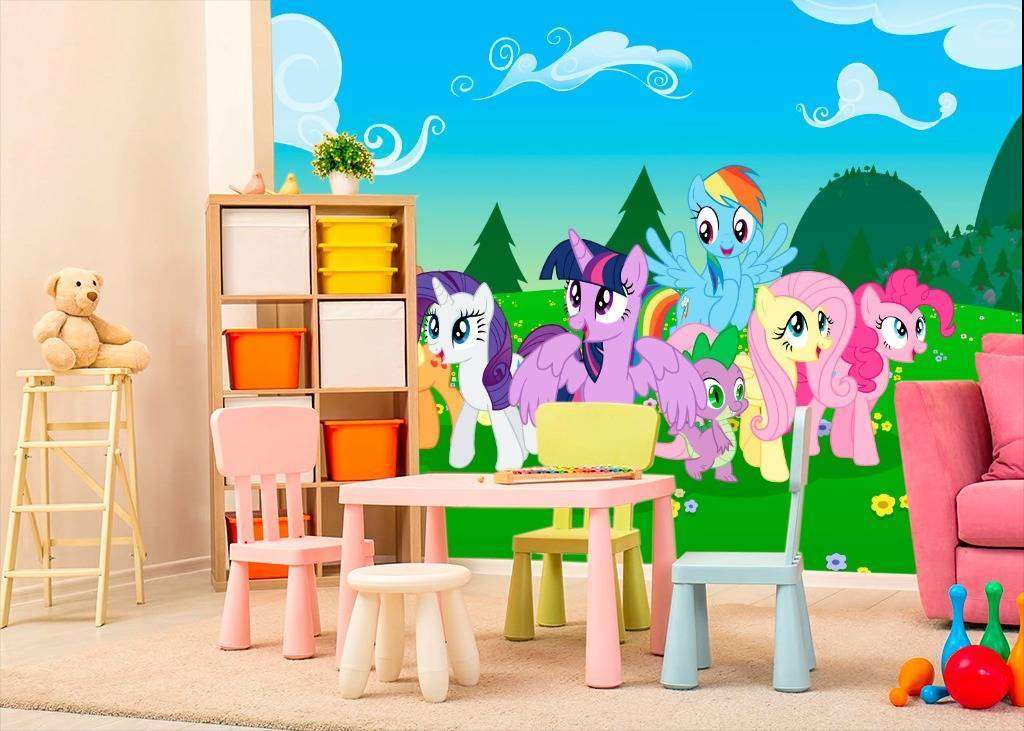 Фотообои в интерьере литтл пони  12-606 фото