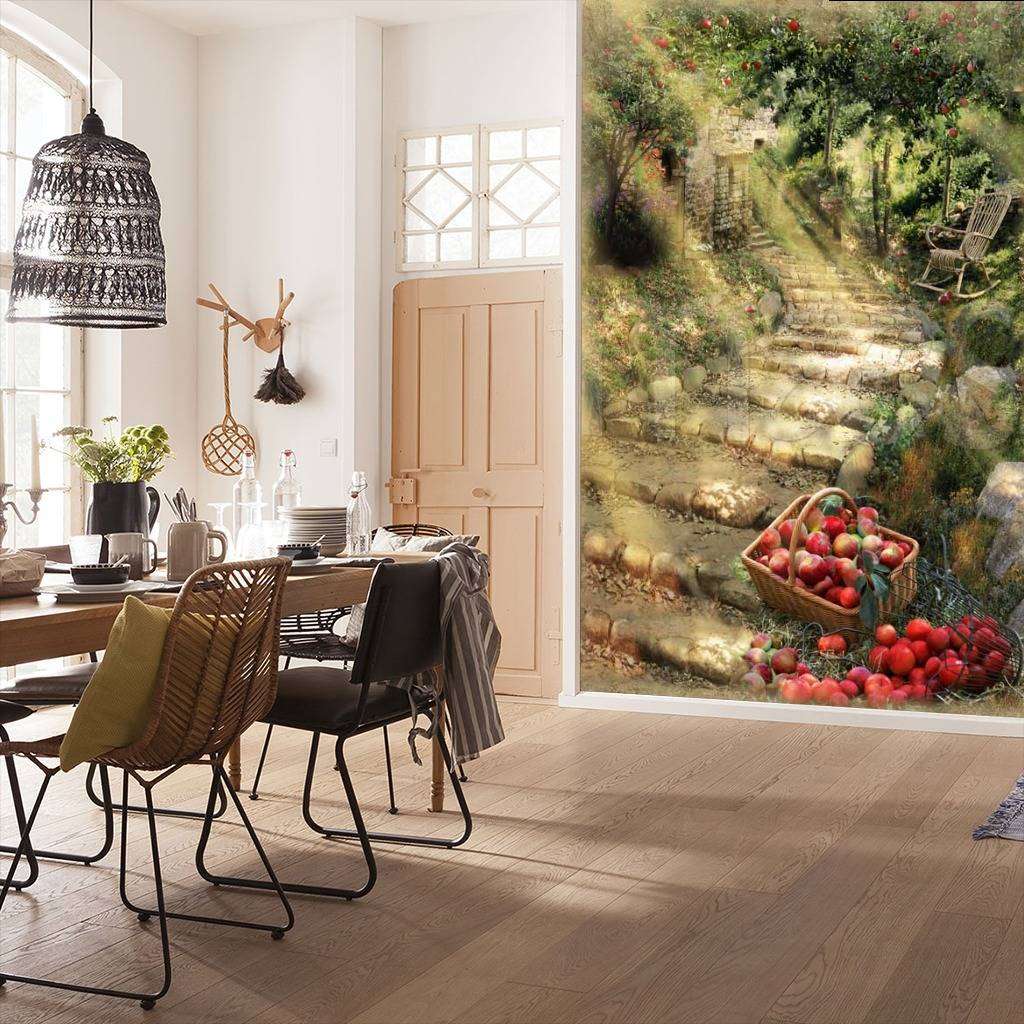 Фотообои Сад пронизанный лучами солнца  11-088