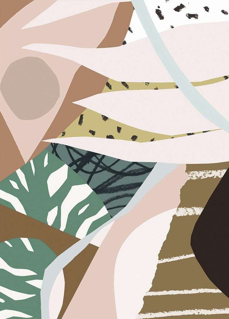 Фотообои в интерьере абстрактный стиль  9-1517 фото