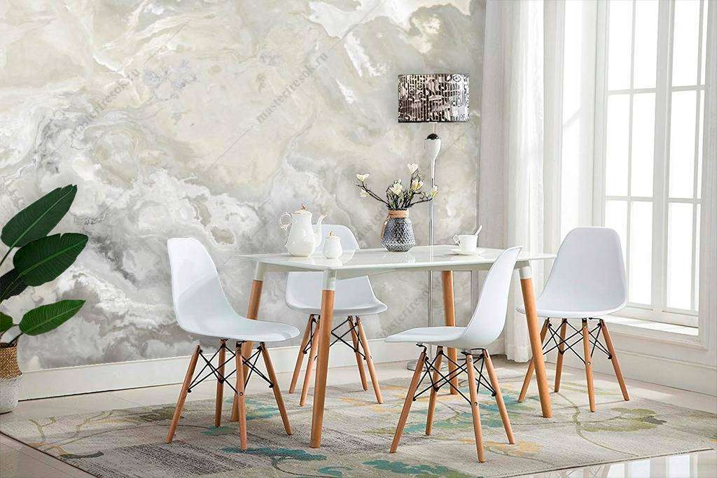 Фотообои Мрамор светло бежевый  9-1072