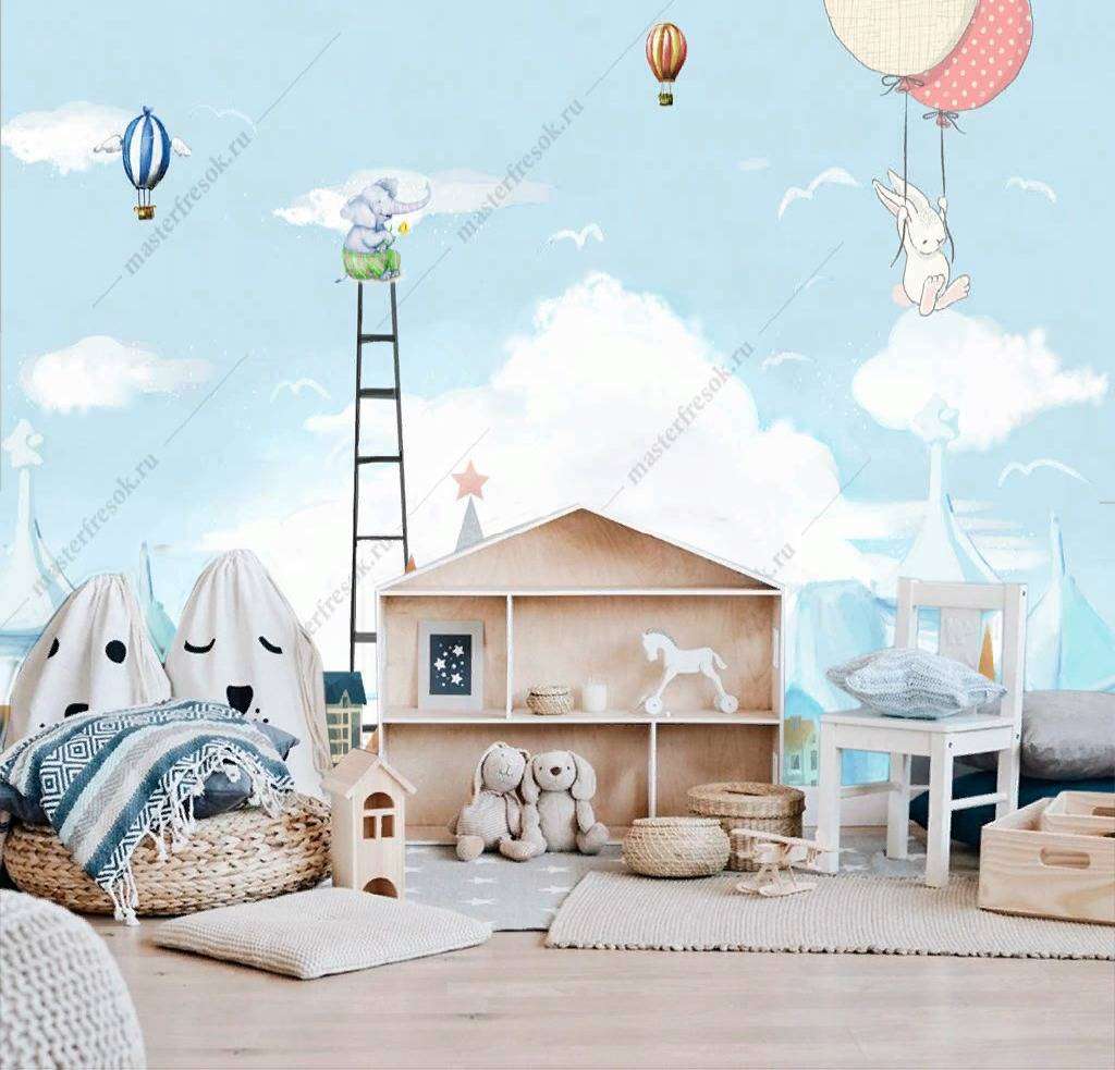 Фотообои в интерьере город волшебный  12-818 фото