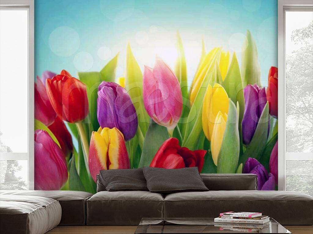 Фотообои Яркие тюльпаны  4-049