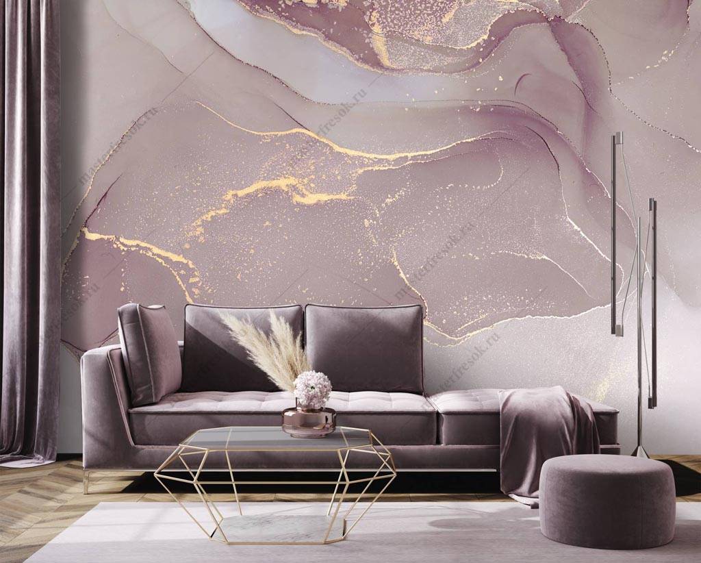 Фотообои Розовые чернила  9-1235