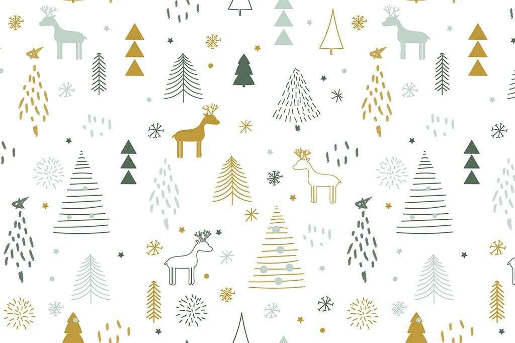 Фотообои в интерьере елочки фоновые  12-707 фото