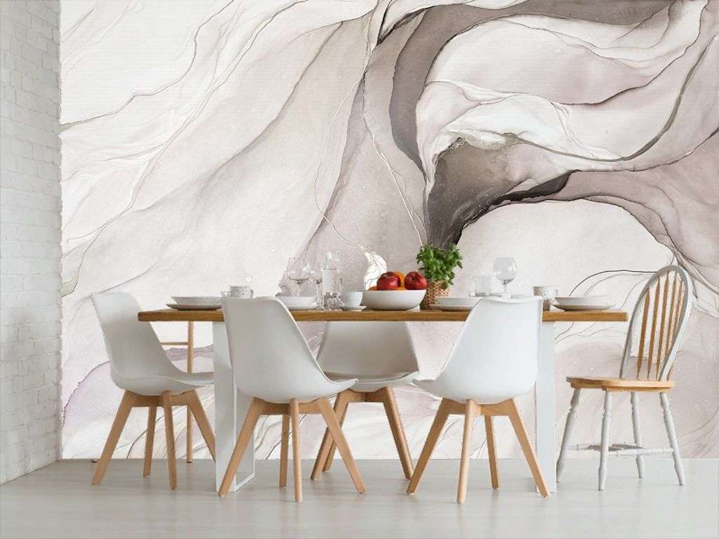 Фотообои в интерьере fluid art 12  9-1948 фото