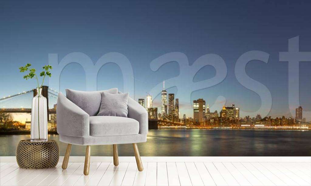 Фотообои Ночные мосты  9-836