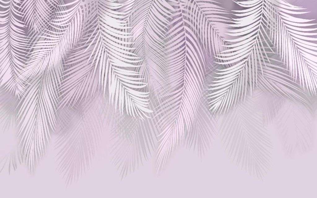 Фотообои в интерьере фоновые листья  10-768 фото