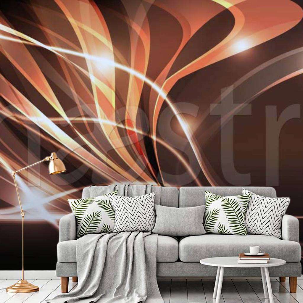 Фотообои Коричневые линии  4-322