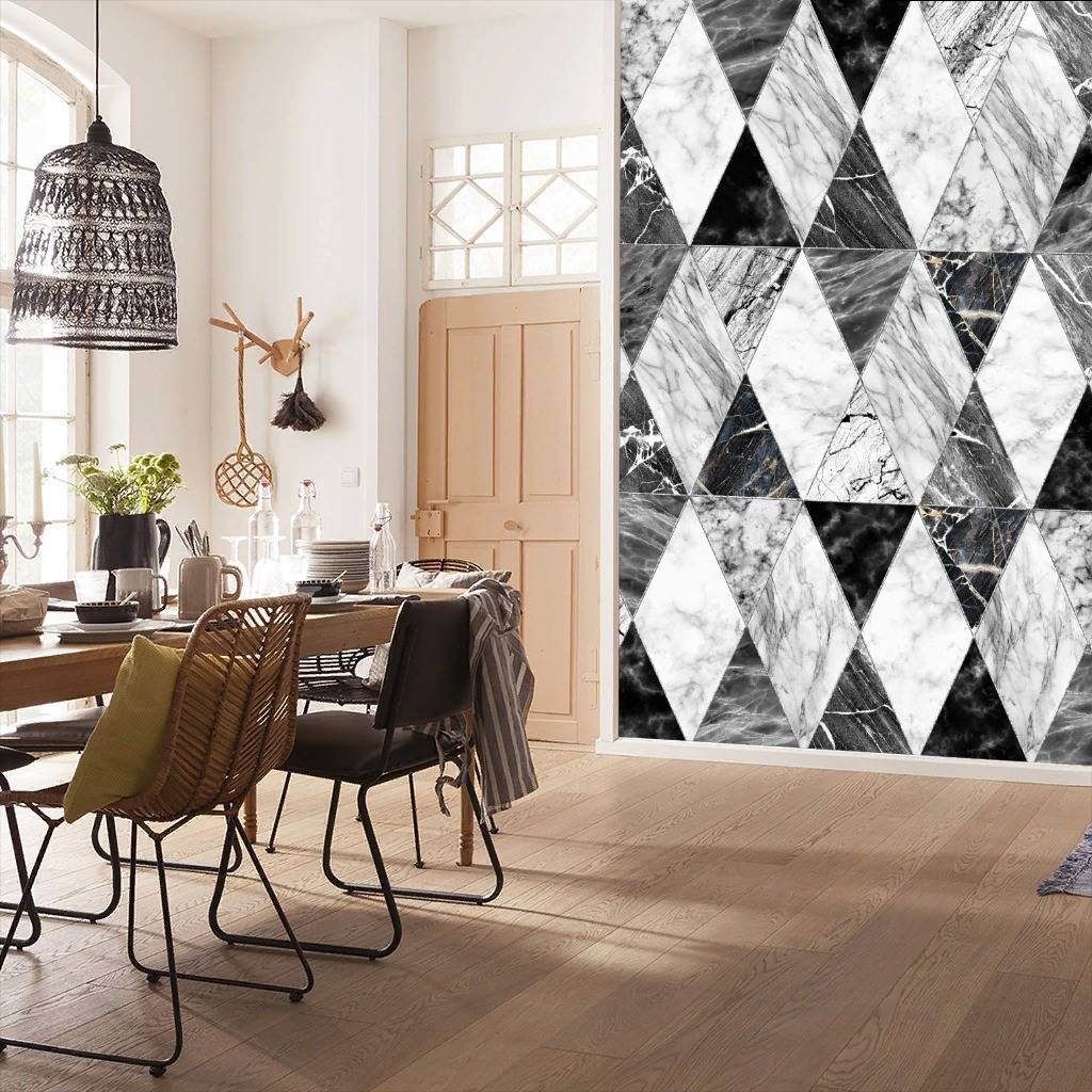 Фотообои Черно белая геометрия  10-760