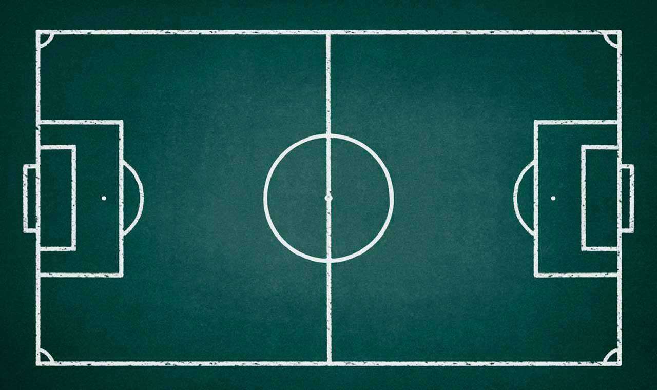 Фотообои в интерьере картинка футбольного поля  12-552 фото