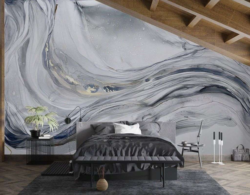 Фотообои в интерьере fluid art 5  9-1941 фото