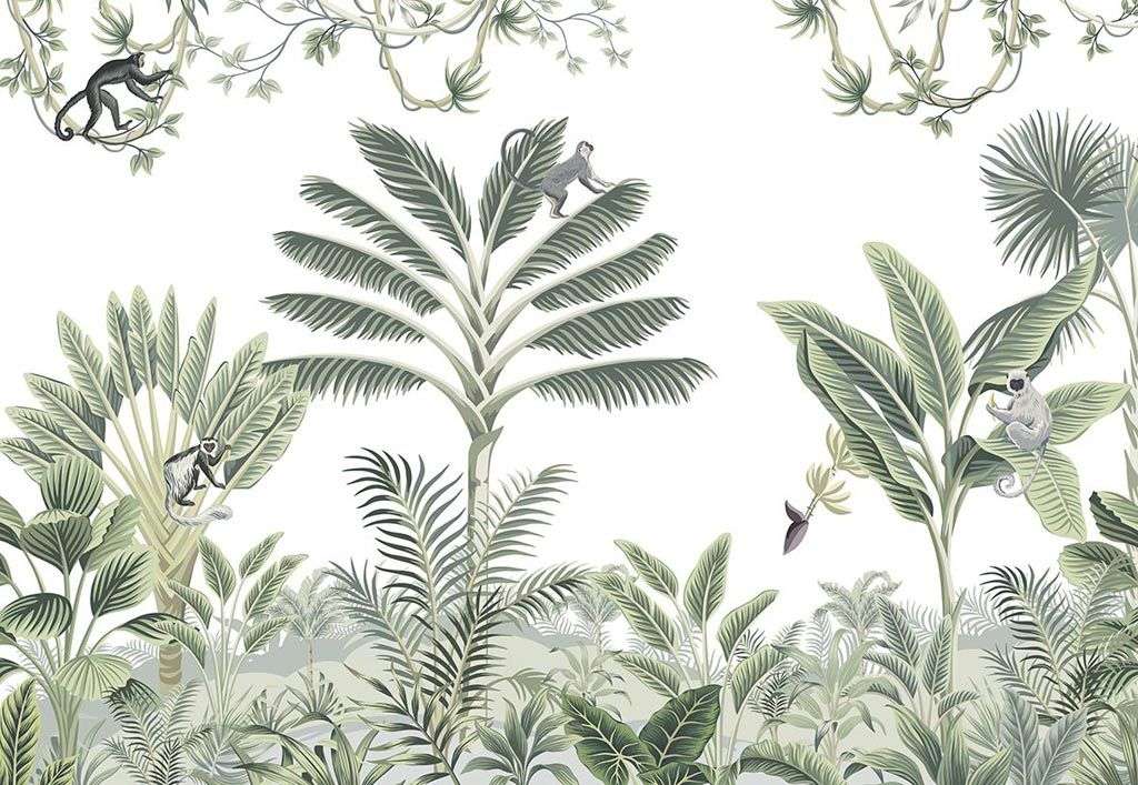 Фотообои в интерьере мир тропиков  14-470 фото