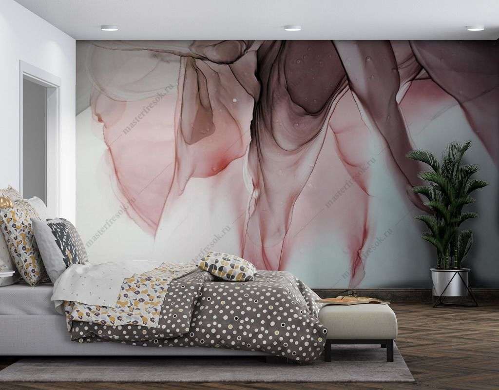 Фотообои в интерьере абстрактный фон мрамор  9-1557 фото