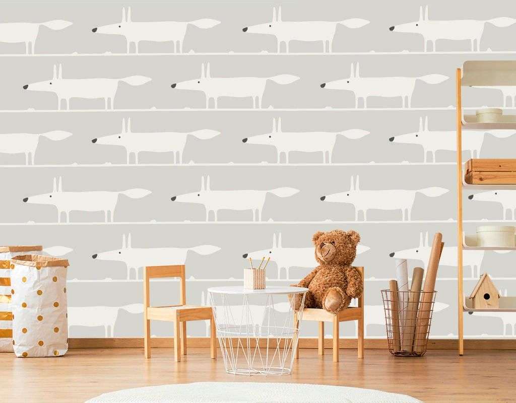 Фотообои в интерьере обои с собачками  12-1649 фото