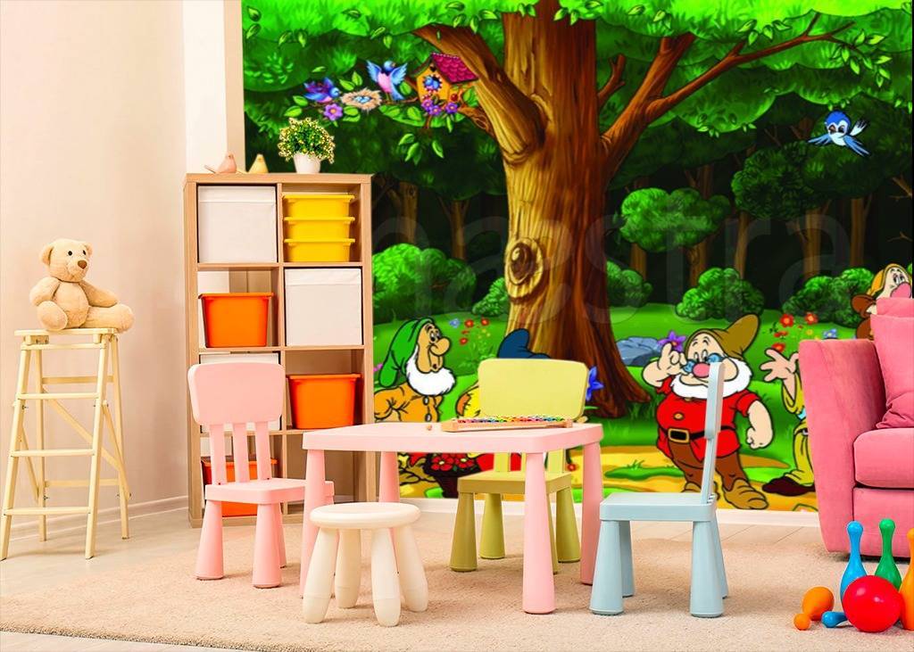 Фотообои Гномы в лесу  12-326