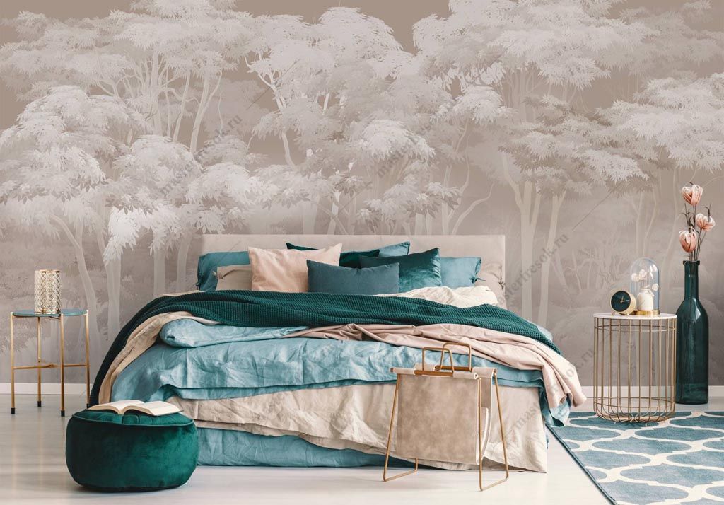 Фотообои Лес сепия  13-333