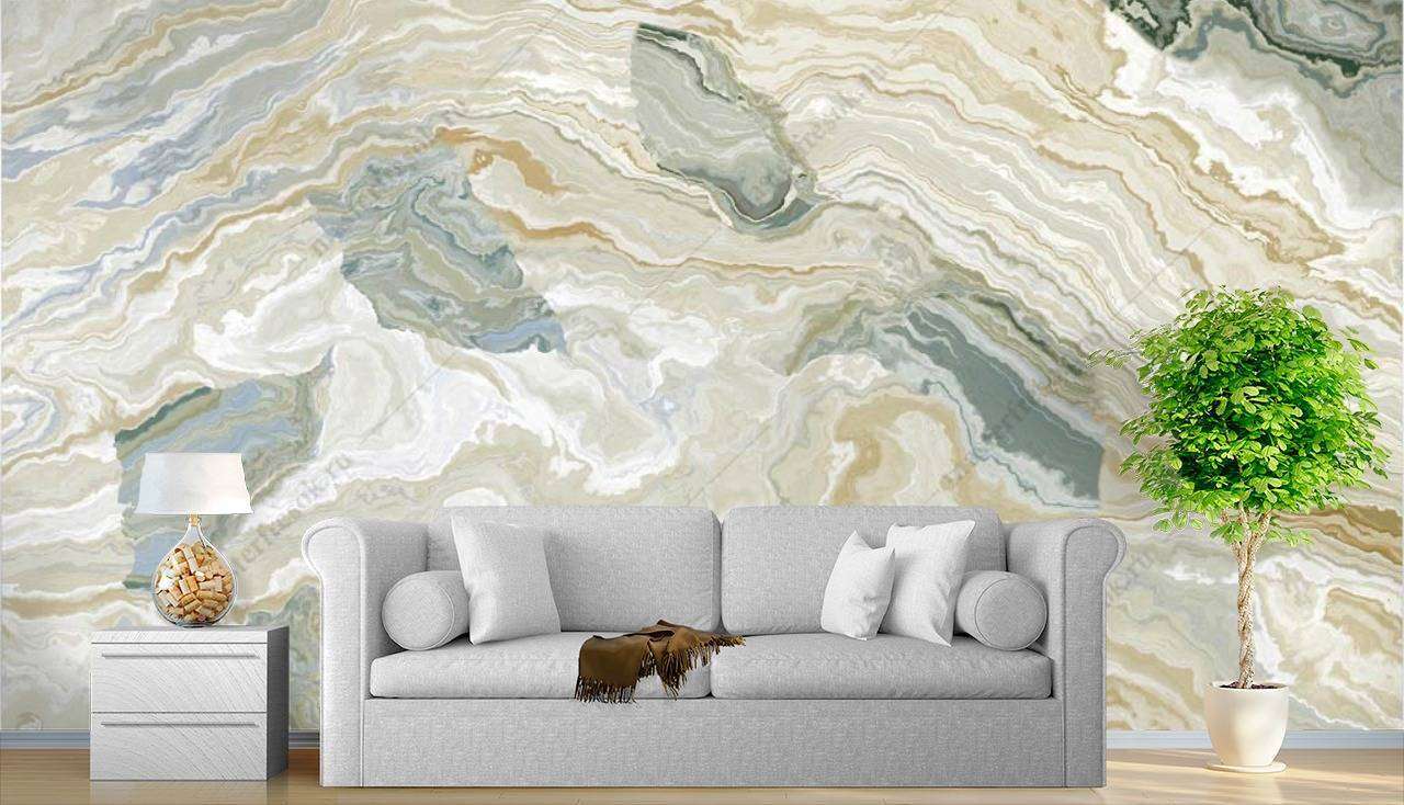 Фотообои в интерьере срез камня оникс  9-1076 фото