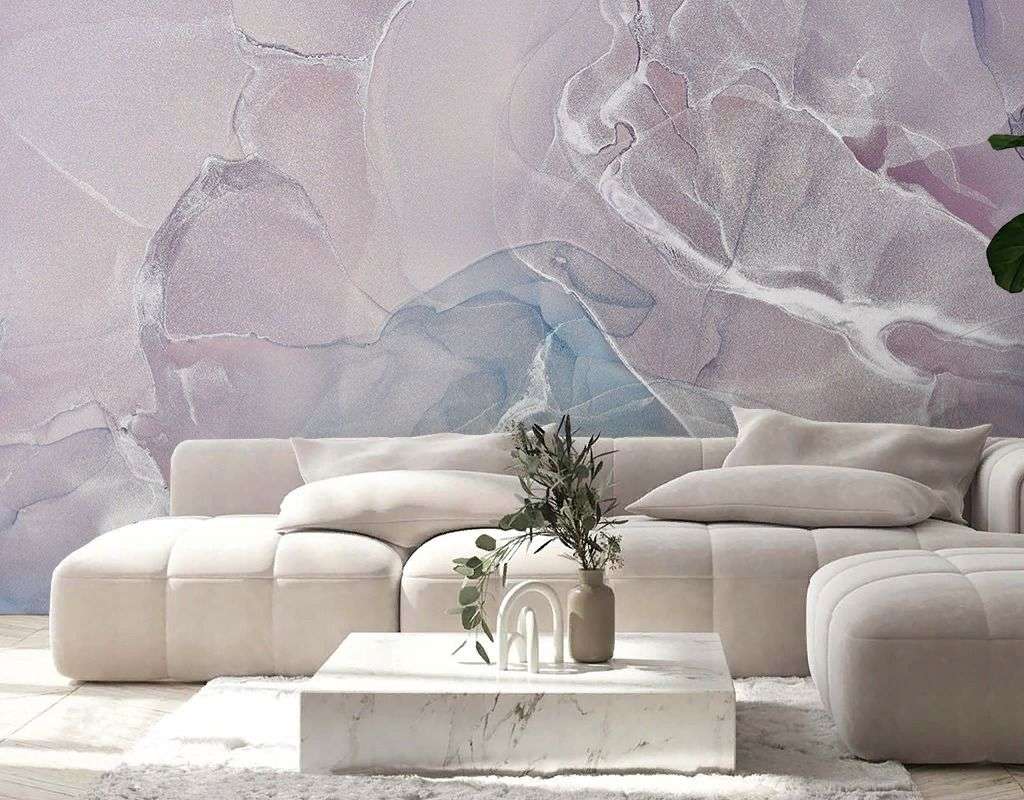 Фотообои в интерьере флюид арт лед  9-2039 фото