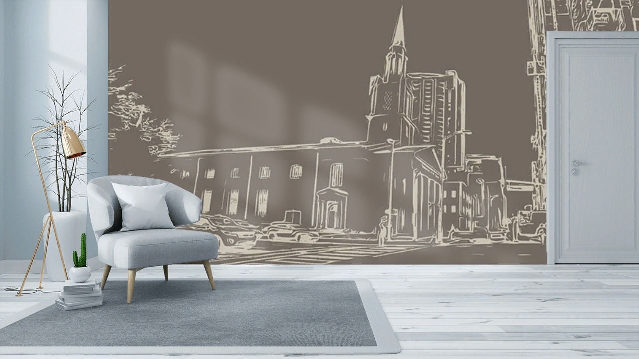 Фотообои 3д город  9-1938