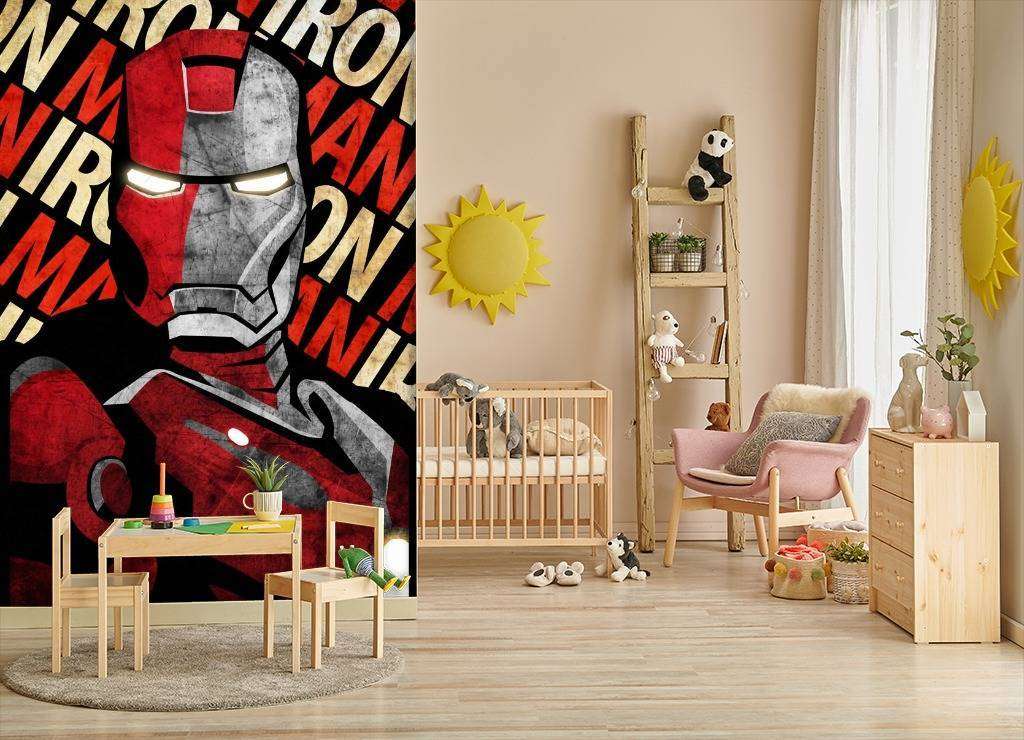 Фотообои в интерьере железный человек постер  12-1060 фото