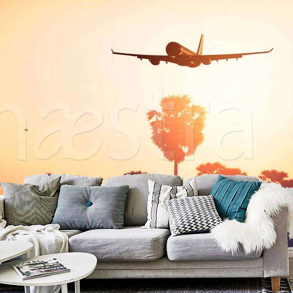 Фотообои Одинокий самолет  9-214