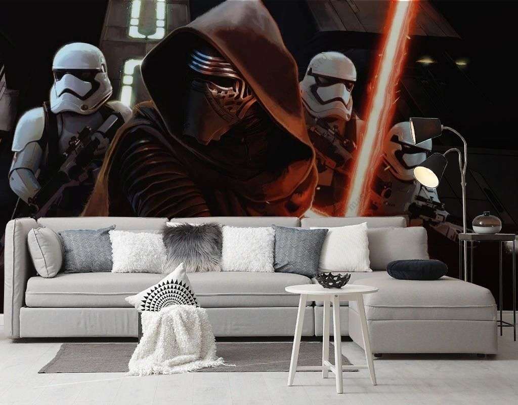 Фотообои в интерьере звёздные войны эпизод 7  12-1234 фото