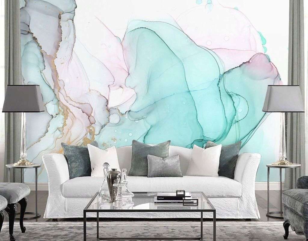 Фотообои в интерьере fluid 02  9-1905 фото