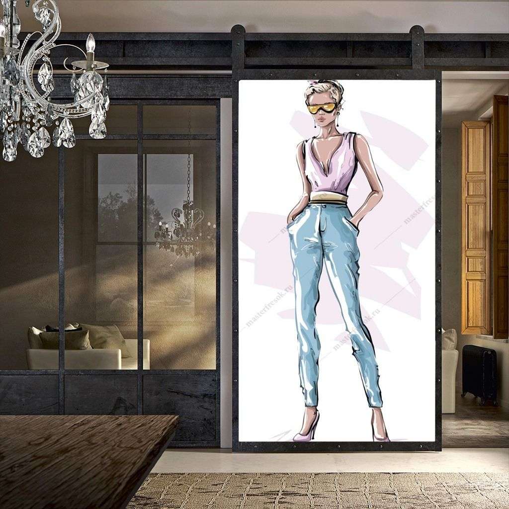 Фотообои в интерьере модель  12-1378 фото