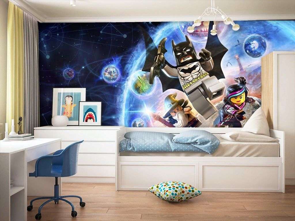 Фотообои в интерьере лего дименшенс  12-1387 фото