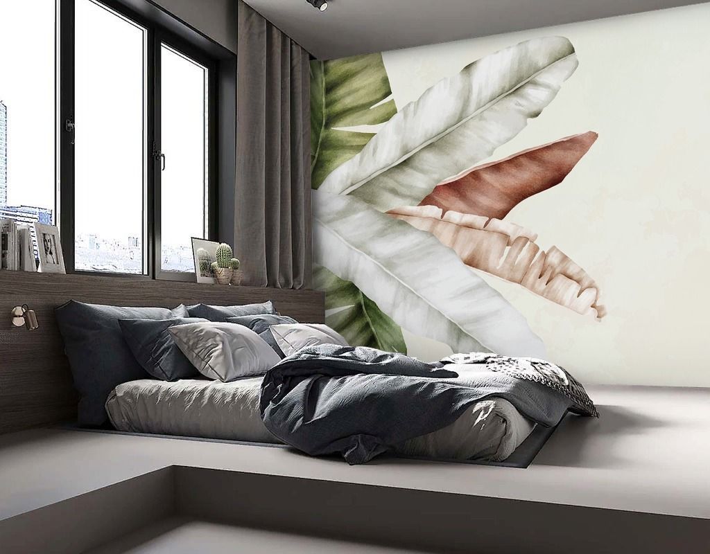 Фотообои Листья 3д стильные    14-772